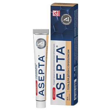 Купить Asepta 10 г гель для десен с прополисом