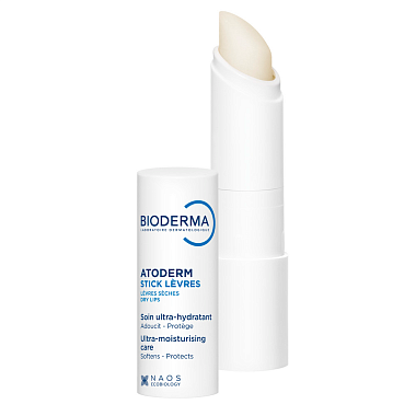 Купить Bioderma Atoderm стик для губ 4г увлажняющий