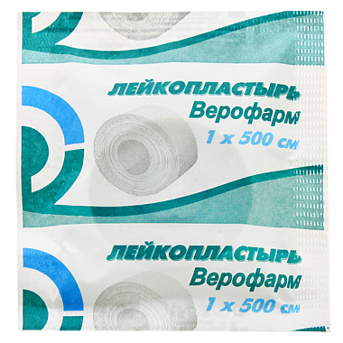 Купить Верофарм 1 см x 500 см фиксирующий пластырь катушка