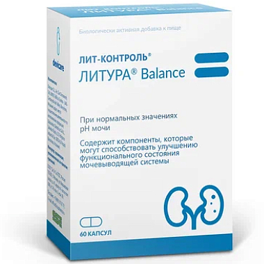 Купить Лит-Контроль Литура Balance 60 шт капсулы