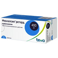 Купить: Финлепсин Ретард 400 мг 50 шт таблетки пролонгированного действия
