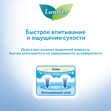 Купить Laurier F 10 шт прокладки женские ночные тонкие гигиенические с крылышками