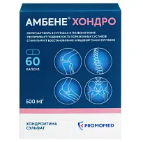Купить: Амбене Хондро 500 мг 60 шт капсулы