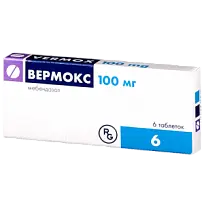 Купить: Вермокс 100 мг 6 шт таблетки