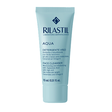 Купить Rilastil Aqua 200 мл гель для лица очищающий увлажняющий