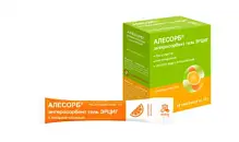 Купить: Алесорб сорбент гель 10 г 18 шт апельсин