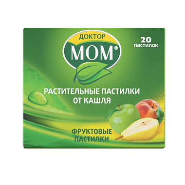 Купить Доктор Мом 20 шт пастилки фруктовые