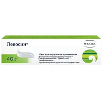 Купить: Левосин 40 г мазь для наружного применения