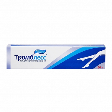 Купить Тромблесс 1000 ЕД 50 г гель для наружного применения