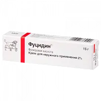 Купить: Фуцидин 2% 15 г крем для наружного применения