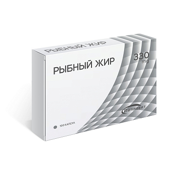 Купить Импловит Рыбный жир 330 мг 100 шт капсулы