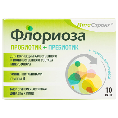 Купить Витастронг флориоза 10 шт пакет-саше
