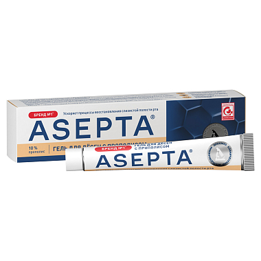 Купить Asepta 10 г гель для десен с прополисом