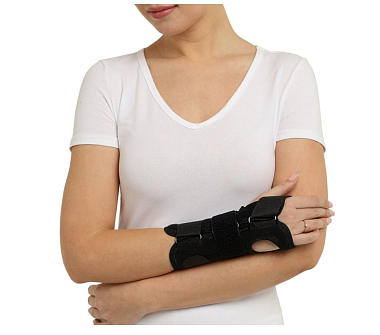 Купить Крейт бандаж для лучезапястного сустава правый чёрный размер 1 Артикул Е-204