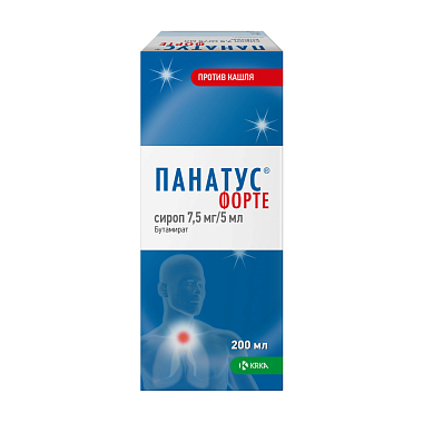 Купить Панатус Форте 7,5 мл/5 мл 200 мл сироп
