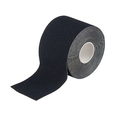 Купить Кинезио Тейп пластырь 5 см × 5 м чёрный