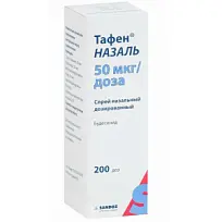 Купить: Тафен 50 мкг 200 ДОЗ спрей назальный дозированный