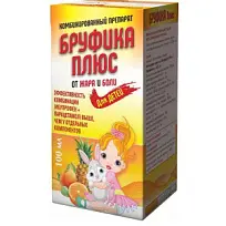 Купить: Бруфика Плюс 100 мг + 165 мг 100 мл суспензия для приема внутрь