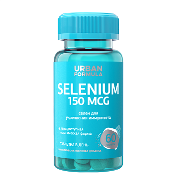 Купить Urban Formula Selenium 150 мкг 60 шт таблетки