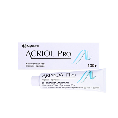 Купить Акриол Про 2,5% + 2,5% 100 г крем для местного и наружного применения