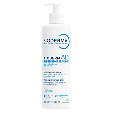 Купить Bioderma Atoderm AD 400 мл бальзам интенсивный липидовосстанавливающий