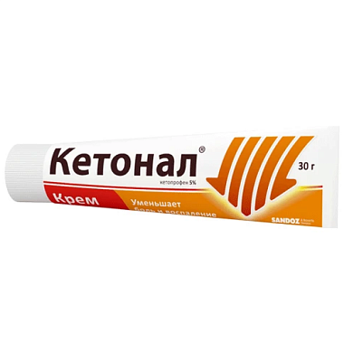 Купить Кетонал 5% 30 г крем для наружного применения