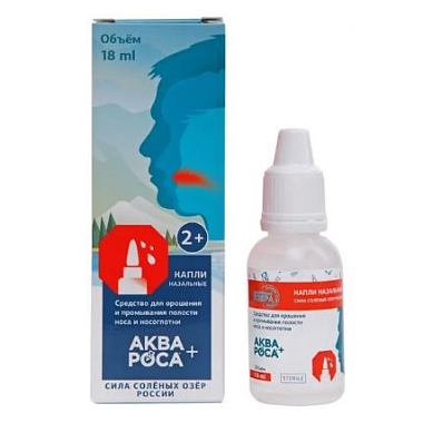 Купить Аквароса+ 18 мл 2% капли назальные