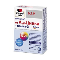 Купить: Doppelherz V.I.P. от А до Цинка + Омега-3 30 шт капсулы