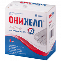 Купить: Онихелп 5 % 5 мл лак для ногтей флакон