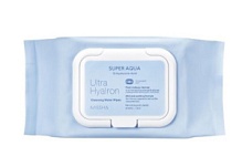 Купить: Missha Aqua Ultra Hyaluron 30 шт салфетки для умывания и снятия макияжа