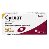 Купить: Суглат 50 мг 30 шт таблетки покрытые пленочной оболочкой