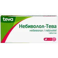 Купить: Небиволол-Тева 5 мг 28 шт таблетки