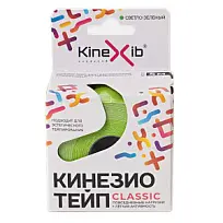 Купить: Кинезио Тейп классик 5 см х 5 м лента кинезиологическая хлопок 100% светло-зеленая