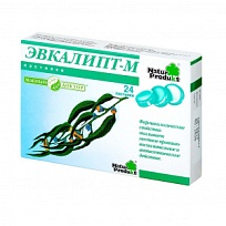 Купить: Эвкалипт Натур Продукт 24 шт пастилки для рассасывания