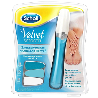 Купить Scholl пилка электрич для ногтей голубая