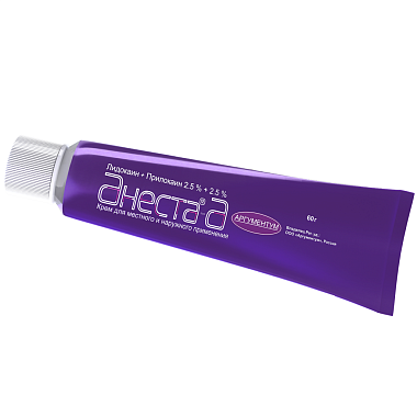 Купить Анеста-А 2,5% + 2,5% 60 г крем для местного и наружного применения