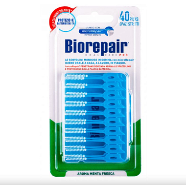 Купить Biorepair 40 шт ершики межзубные одноразовые мягкие