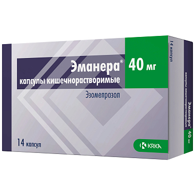 Купить Эманера 40 мг 14 шт капсулы