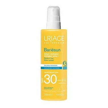 Купить Uriage Bariesun 200 мл спрей солнцезащитный невидимый SPF30