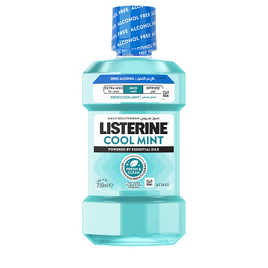 Купить Listerine 250 мл ополаскиватель для полости рта свежая мята