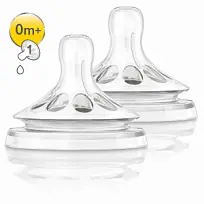 Купить: Philips Avent Classic SCF631/27 2 шт соска силиконовая для новорожденных медленный поток 0 мес+