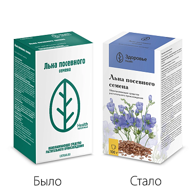 Купить Лен семена 100 г пачка