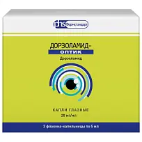 Купить: Дорзоламид-Оптик 20 мг/мл 5 мл 3 шт капли глазные