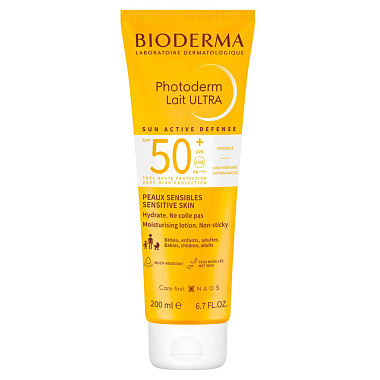 Купить Bioderma Lait Ultra SPF 50+ 200 мл молочко солнцезащитное
