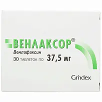 Купить: Венлаксор 37,5 мг 30 шт таблетки