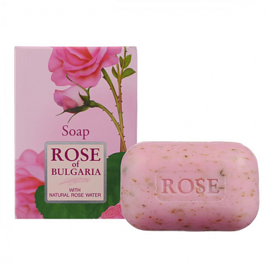 Купить Rose of Вulgaria 100 г мыло с частичками лепестков роз
