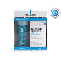 Купить: La Roche-Posay Набор Toleriane Sensitive 40 мл крем легкий + 50 мл пенка  мицеллярная