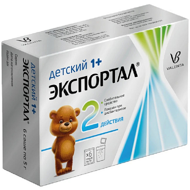 Купить Экспортал 5 г 6 шт порошок для приготовления раствора для приема внутрь