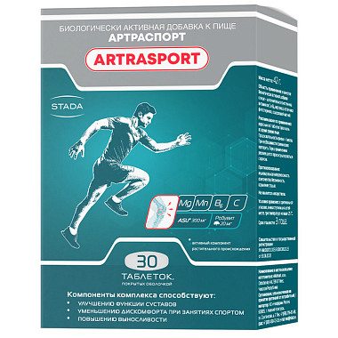 Купить Артраспорт 1400 мг 30 шт таблетки покрытые оболочкой