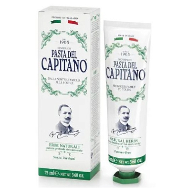 Купить Pasta Del Capitano 1905 75 мл паста зубная натуральные травы